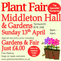 Middleton Hall Spring Plant Fair Middleton 2026